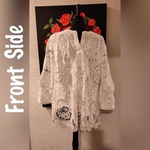 🌼 A Soft Surroundings Lace Blouse 🌼